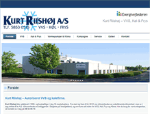 Tablet Screenshot of kurt-riishoj.dk